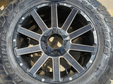 20x10 FUEL Contra D615 Ford F-250 F-350 rims wheels 8x170 -18 TOYO 35" Texas Truck Tire