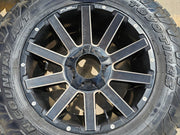 20x10 FUEL Contra D615 Ford F-250 F-350 rims wheels 8x170 -18 TOYO 35" Texas Truck Tire