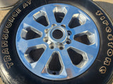 (1) 20" Dodge Ram 2500 3500 LARAMIE OEM 2700 POLISHED wheel rim spare Texas Truck Tire
