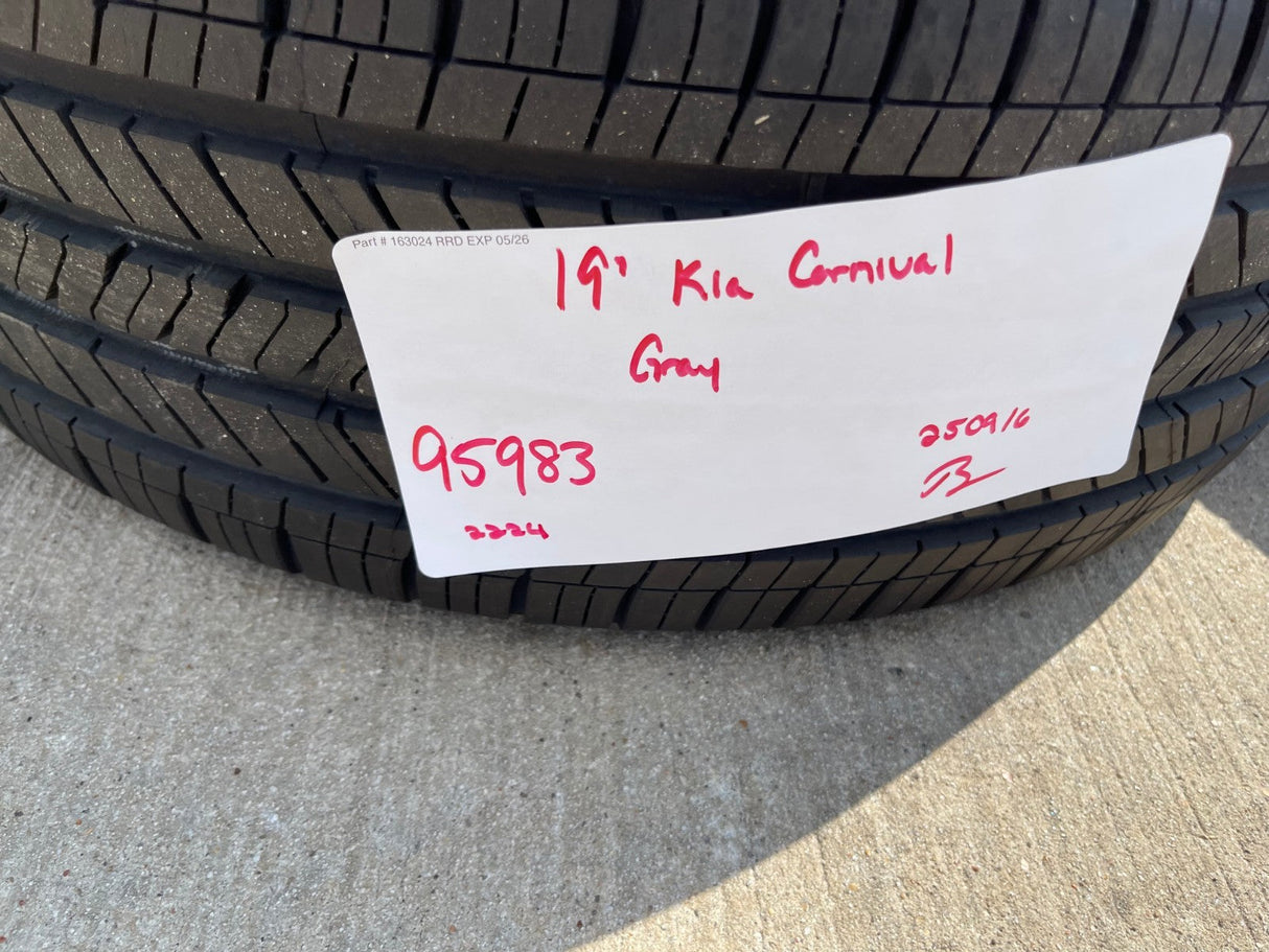 19" Kia K4 K5 OEM wheels rims 95983 Carnival Sonata Stinger Forte 2024 2025 NEW Texas Truck Tire
