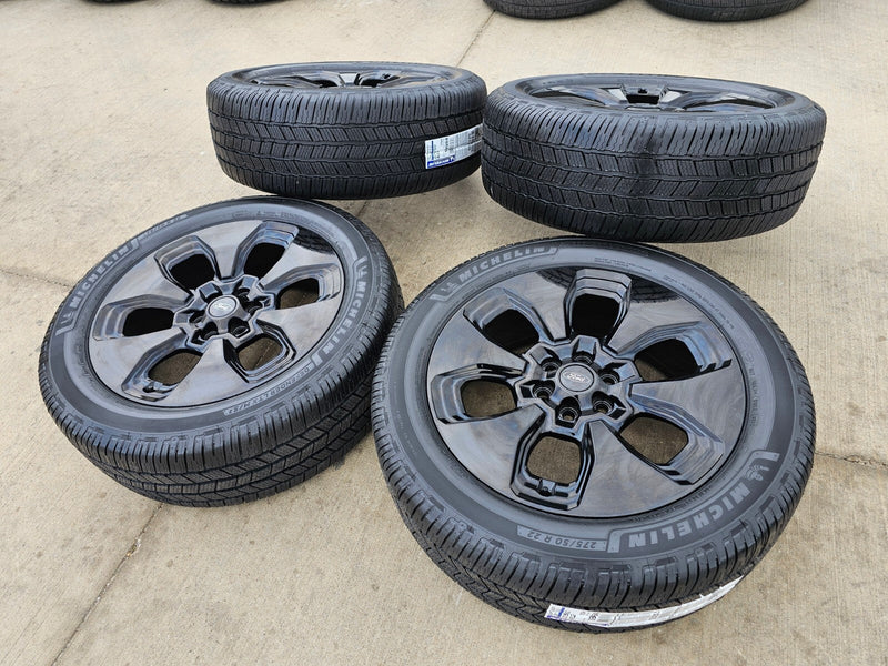 22" Ford F-150 Expedition LIMITED OEM rims wheels 10472 tires MICHELIN NEW 2026 Texas Truck Tire
