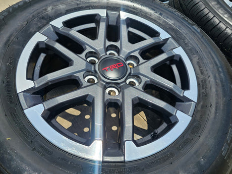18" Toyota Tacoma 4Runner TRD OEM 10641 wheels rims 2024 2025 2026 NEW MICHELIN Texas Truck Tire