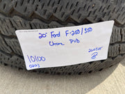 20" Ford F-250 King Ranch Lariat OEM 10100 rims wheels CHROME BRIDGESTONE Texas Truck Tire