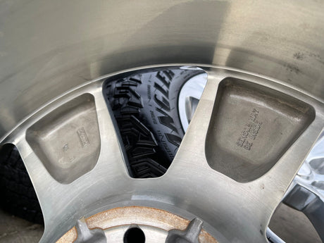 20" Ford F-150 Expedition OEM rims wheels polished 10004 tires GOODYEAR A/T Texas Truck Tire