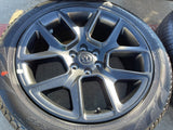 22" Dodge Ram 1500 OEM LIMITED Laramie wheels rims black 2725 2684 PIRELLI NEW Texas Truck Tire