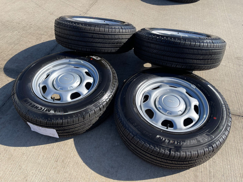 17" Ford F-150 OEM rims wheels 3857 tires steel 2022 2023 2024 2025 2026 NEW Texas Truck Tire