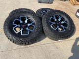 17" GMC Sierra AT4X Chevy Silverado ZR2 OEM wheels rims Canyon Colorado NEW Texas Truck Tire