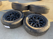 20" Dodge Ram 2500 3500 LARAMIE OEM 51649 wheels rims A/T2 2025 2026 Texas Truck Tire