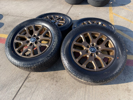 20" Toyota Tundra TSS TRD OEM wheels rims BRONZE 95359 Sequoia 75277 NEW Texas Truck Tire