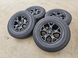 17" Jeep Wrangler Rubicon OEM 9218 wheels rims Gladiator tires DUELER A/T Texas Truck Tire