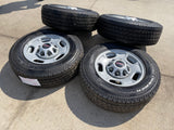 17" Chevy Silverado GMC Sierra 2500 3500 OEM 8095 wheels COOPER H/T3 Texas Truck Tire