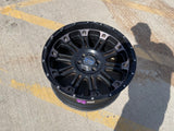 (1) 22x10 22" XD 829 Ford F-150 Expedition rim wheel -18 6x135 Texas Truck Tire