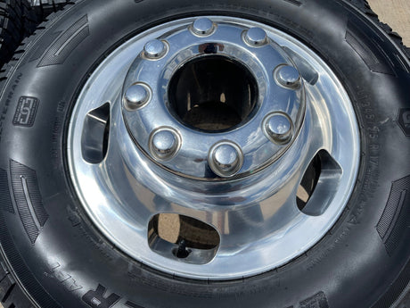17" Ford F-350 Dually OEM 10477 10478 rims wheels 2024 2025 2026 GENERAL A/T NEW Texas Truck Tire
