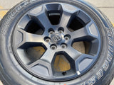 (1) 20" Dodge Ram 1500 OEM Laramie Black 2680 wheel Spare 2024 2025 2026 Texas Truck Tire