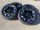 18" Hyundai Santa Fe Cruz OEM wheels rims 52910 Black 2024 2025 2026 TOYO NEW Texas Truck Tire