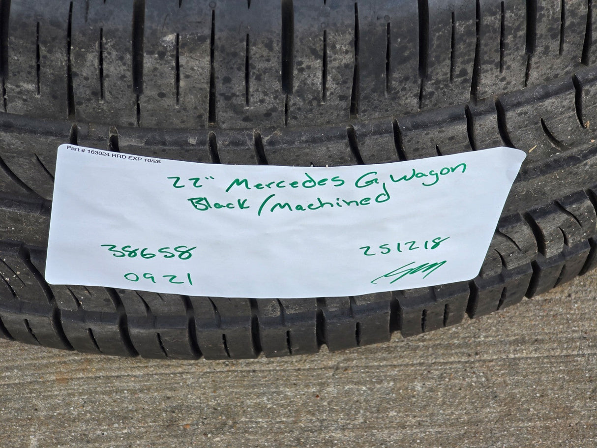 22" Mercedes G Wagon G63 AMG OEM 38658 wheels rims 2021 2022 2023 2024 2025 2026 Texas Truck Tire