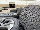 20" Chevy Tahoe Silverado OEM 14090 95417 wheels rims tires GOODYEAR A/T Texas Truck Tire