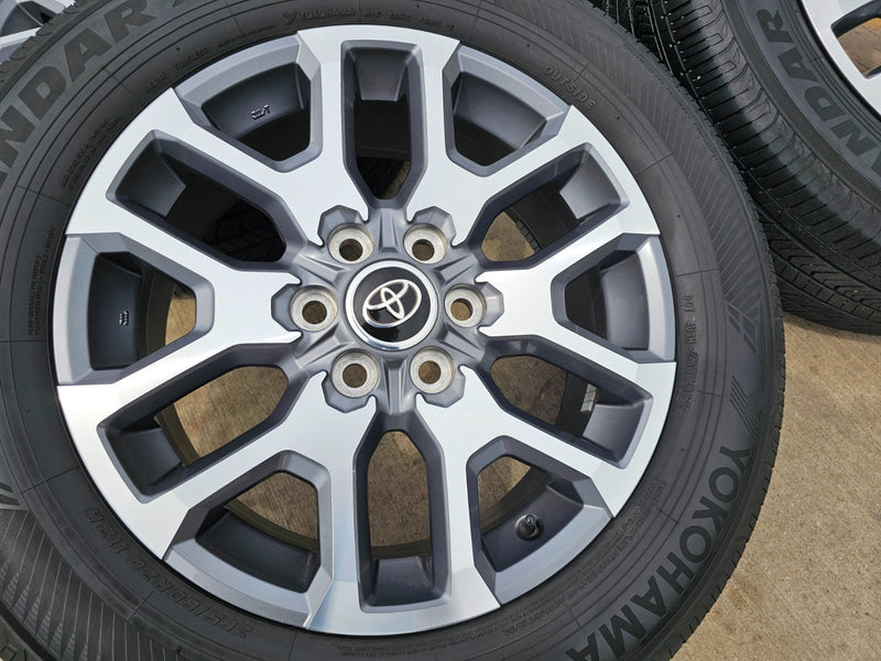 20" Toyota Tundra TSS TRD OEM wheels rims 95359 75277 Sequoia 2023 2024 2025 Texas Truck Tire