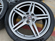 19" + 20" Chevy Corvette Z06 C8 OEM FORGED wheels rims 2024 2025 2026 NEW Texas Truck Tire