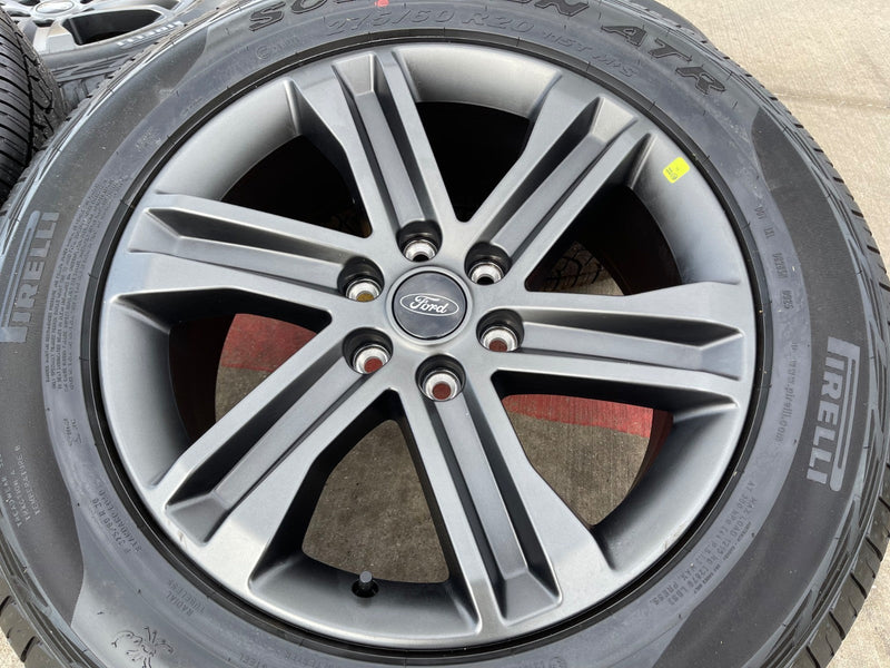 20" Ford F-150 FX-4 PLATINUM OEM rims wheels 10344 Expedition PIRELLI A/TR NEW Texas Truck Tire