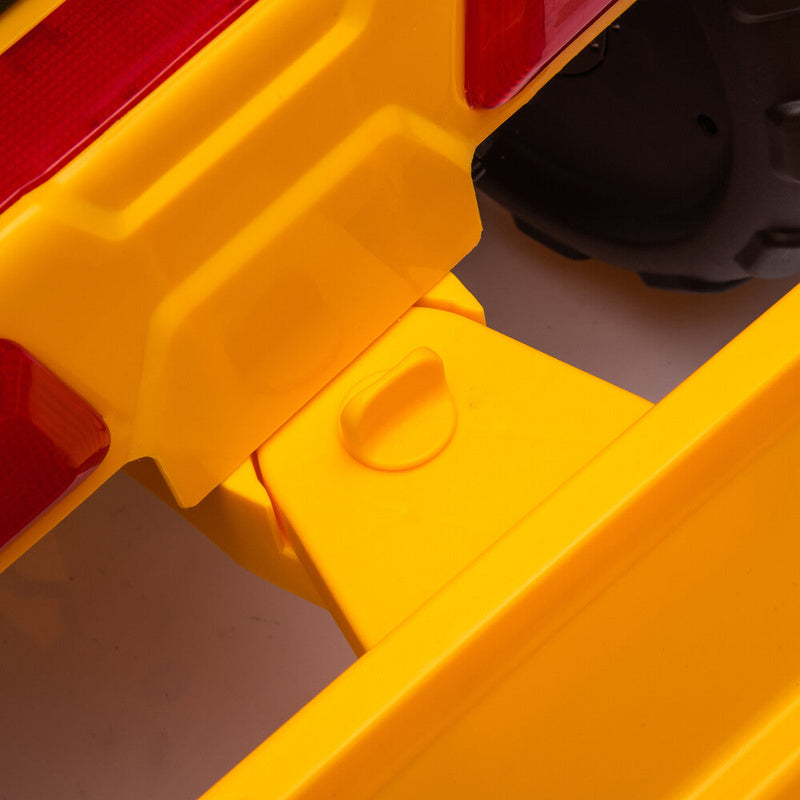 Electric Battery-Powered Ride-On Tractor and Excavator with Trailer for Kids Age 5 and Up