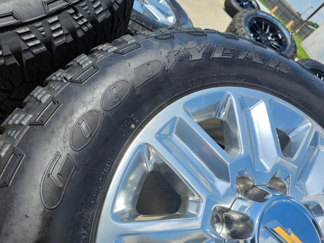 20" Chevy Silverado High Country LTZ 2500 3500 OEM 14124 wheels rims tires NEW Texas Truck Tire