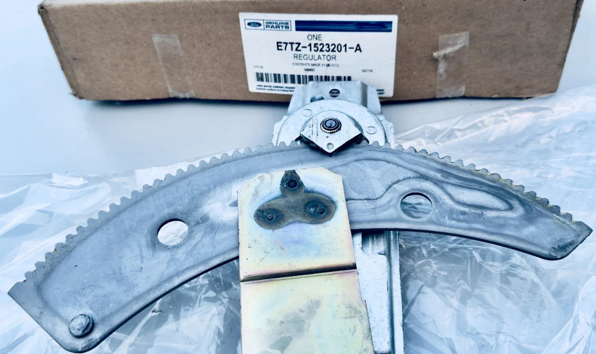 NOS OEM Ford Window Regulator E7TZ 1523201-A 1980-1992 F150 Bronco F250 F350 (ONLY ONE) - OBSOLETE Complete Performance