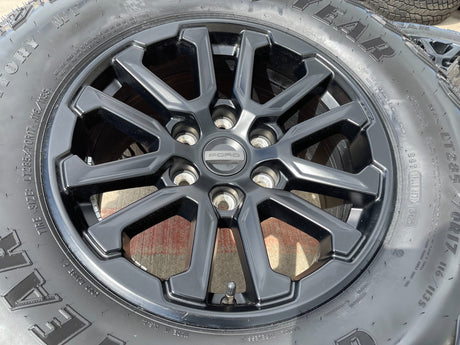 17" Ford F-150 Raptor OEM 10611 rims wheels Bronco 2025 2026 NEW GOODYEAR 33" Texas Truck Tire