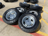 17" Ford F-350 Dually OEM 10477 10478 rims wheels 2023 2024 2025 TOYO A/T3 Texas Truck Tire
