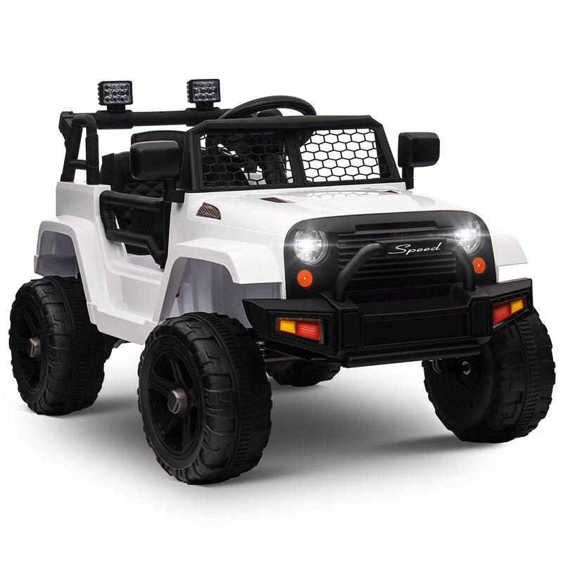 12V Battery-Powered Kids Ride-On Off-Road Truck Toy with Parent Remote Control