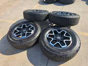 18" Ford Ranger Bronco wheels rims tires black 95213 tires 2023 2024 2025 NEW Texas Truck Tire