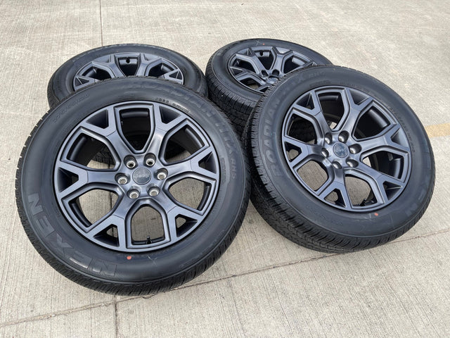 20" Jeep Grand Wagoneer Dodge Ram 1500 OEM gray 9296 wheels rims 2025 2026 NEW Texas Truck Tire