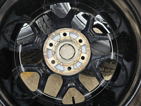 18" Ford Bronco wheels rims tires black 95213 Ranger tires BRIDGESTONE DUELER AT Texas Truck Tire
