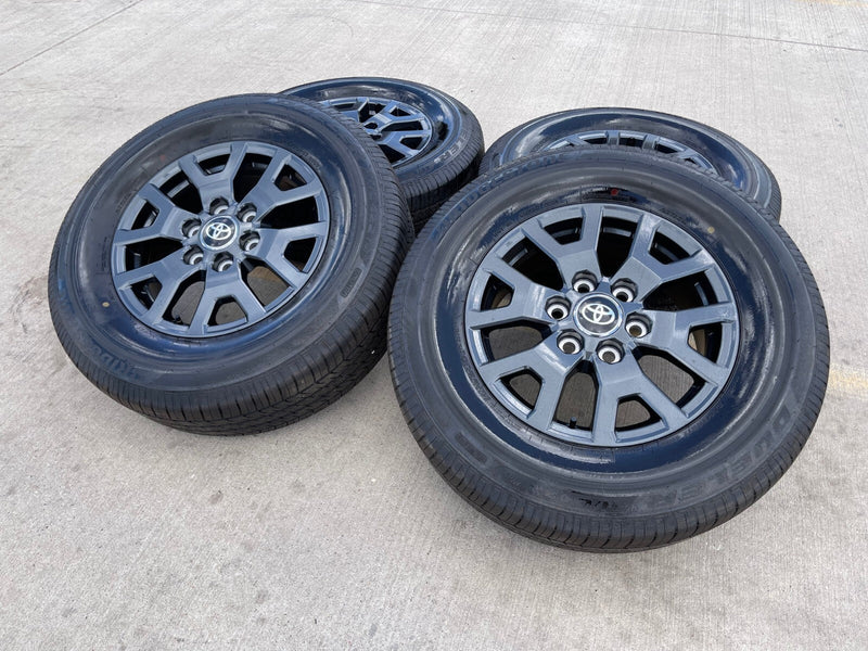 17" Toyota 4Runner Tacoma TRD OEM 94254 10637 wheels rims 2024 2025 2026 NEW Texas Truck Tire