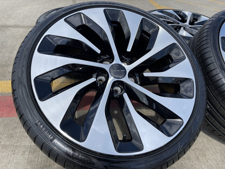 21" Lucid Air Grand Touring OEM 95542 95543 wheels rims black tires DISCOUNTED Texas Truck Tire
