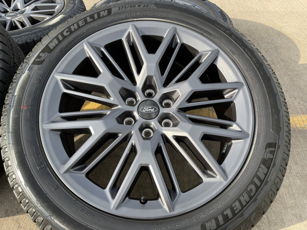 22" Ford F-150 LIMITED Plus OEM 94221 rims wheels Expedition 2024 2025 2026 NEW Texas Truck Tire