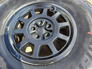 (5) 17" AEV Jeep Wrangler Rubicon OEM Salta wheels rims Gladiator BFG 37" NEW Texas Truck Tire