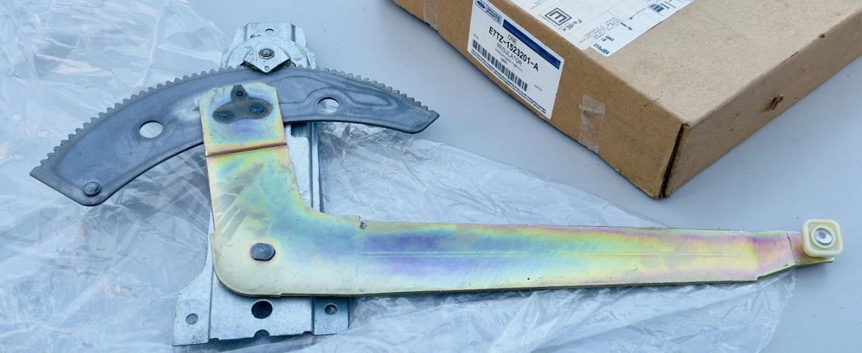 NOS OEM Ford Window Regulator E7TZ 1523201-A 1980-1992 F150 Bronco F250 F350 (ONLY ONE) - OBSOLETE Complete Performance