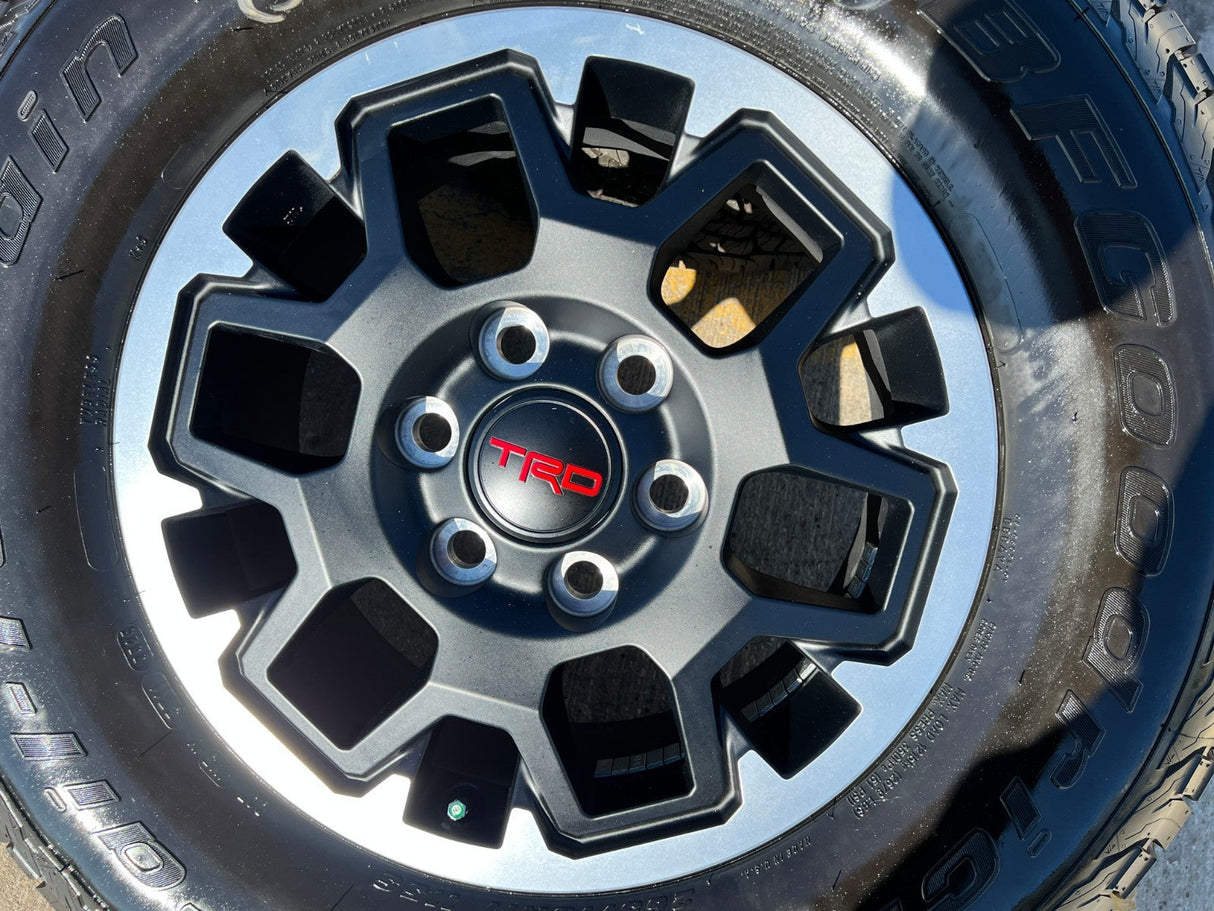 17" Toyota Tacoma 4Runner TRD OEM 10638 wheels rims 2024 2025 2026 BFG NEW Texas Truck Tire