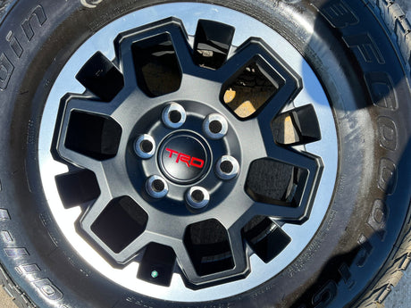 17" Toyota Tacoma 4Runner TRD OEM 10638 wheels rims 2024 2025 2026 BFG NEW Texas Truck Tire