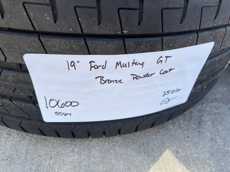 19" Ford Mustang GT Track Pack OEM 10600 10603 Bronze wheels rims 2026 2027 NEW Texas Truck Tire