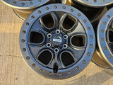 (5) 17" Ford F-150 Raptor OEM BEADLOCK rims wheels 10459 95210 NEW Texas Truck Tire