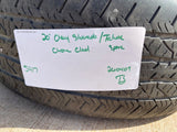 20" Chevy Silverado Tahoe Suburban chrome OEM 5417 wheel rim tire Texas Truck Tire