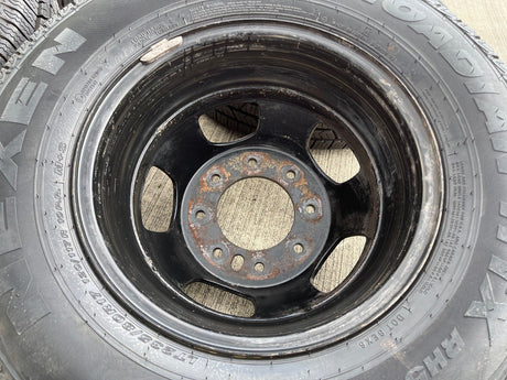 17" Dodge Ram 3500 Dually Laramie 8x200 wheels rims 2703 2704 OEM Texas Truck Tire
