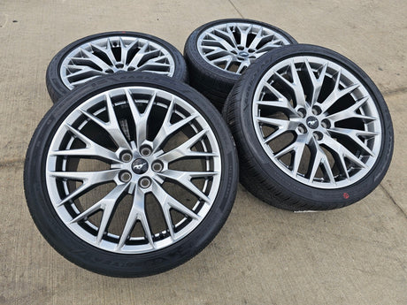 20" Ford Mustang GT OEM 10609 wheels rims tires 2020 2021 2022 2023 2024 2025 Texas Truck Tire