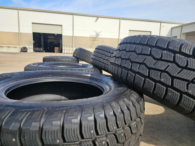 (4) 265/70/18 Cooper Discoverer Snow Claw LT 10 ply load range E tires Texas Truck Tire