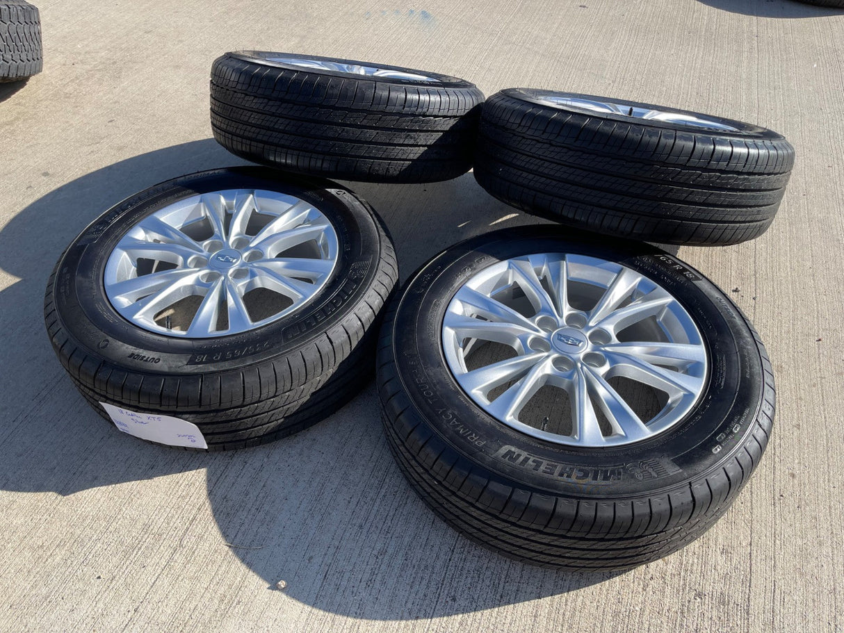 18" Cadillac XT6 XT5 SRX OEM 4844 wheels rims Chevy Blazer Acadia NEW MICHELIN Texas Truck Tire