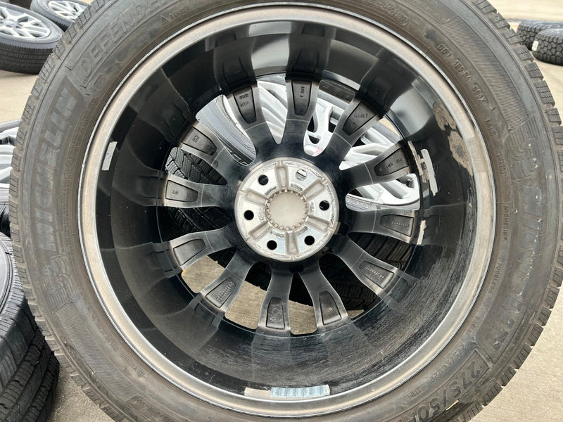22" GMC Yukon Sierra DENALI OEM wheels rims 14025 97000 tires MICHELIN Texas Truck Tire