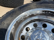 17" Dodge Ram 3500 Dually Laramie 8x200 wheels rims 2701 2702 OEM FIRESTONE Texas Truck Tire