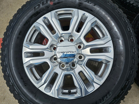 20" GMC Sierra Denali 2500 3500 OEM 5957 wheels rims tires 2022 2023 2024 2025 Texas Truck Tire